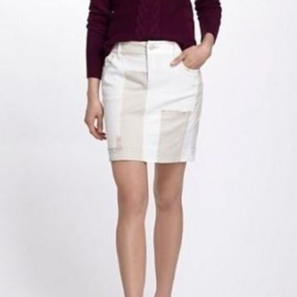 Anthropologie Pilcro Patchwork skirt. NEW! - Picture 1 of 4